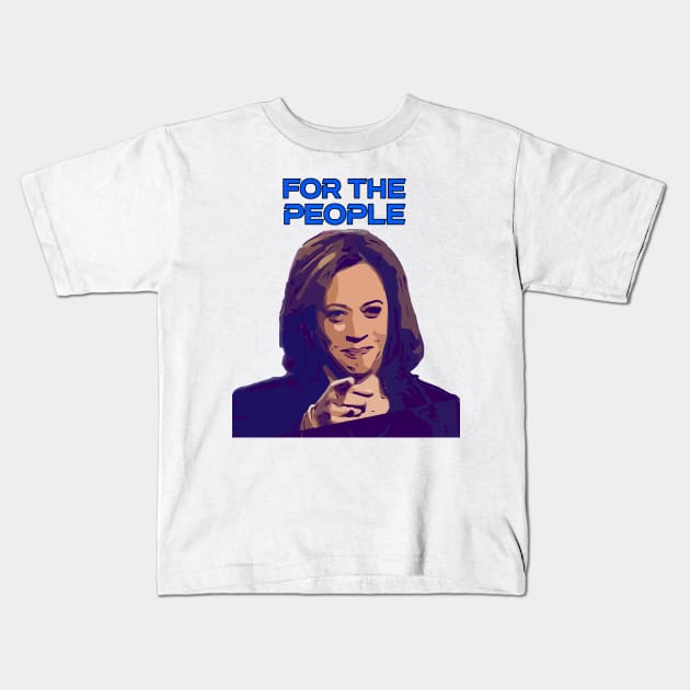 Madam Vice President For the People Kids T-Shirt by FasBytes